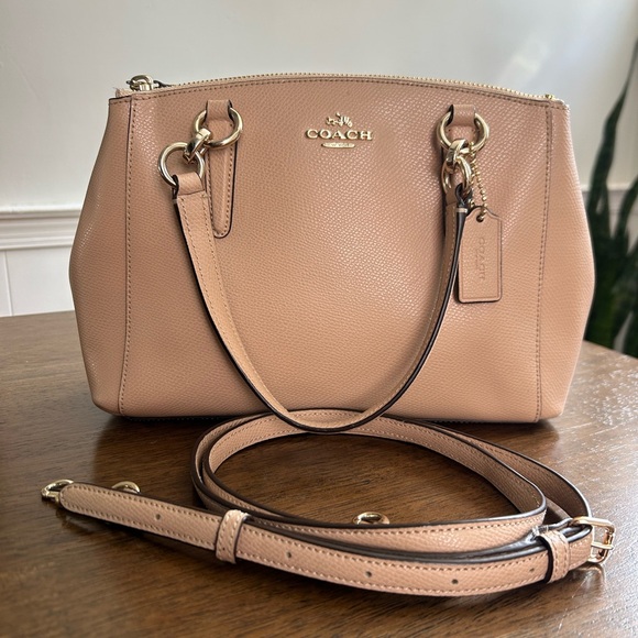 COACH Mini Christie Carryall Crossbody Bag - F36704 - Nude - Picture 1 of 16